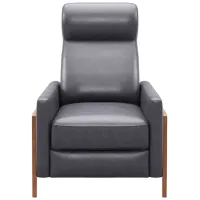 Edge Pushback Recliner in Gray by Sunset Trading