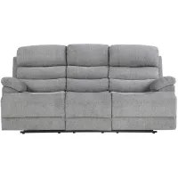 Bryce Double Reclining Sofa in Gray by Homelegance