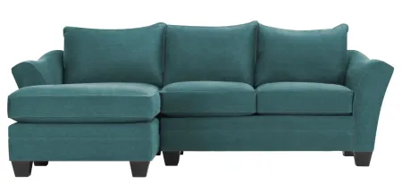 Foresthill 2-pc. Left Hand Chaise Sectional Sofa in Santa Rosa Turquoise by H.M. Richards