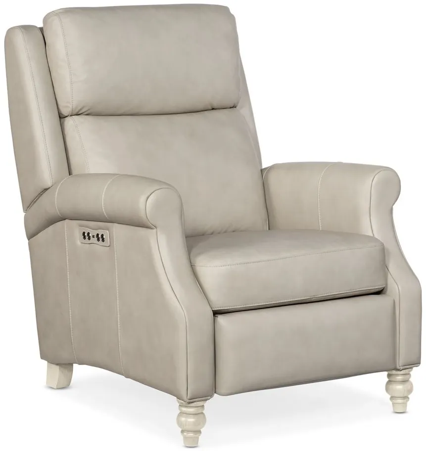 Hurley Power Recliner with Power Headrest in Aline Dove by Hooker Furniture