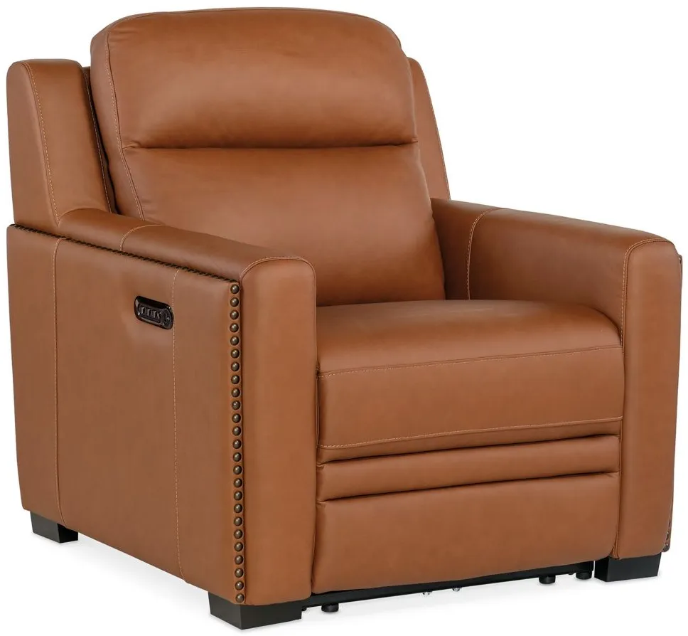 McKinley Power Recliner in Candid Spice by Hooker Furniture