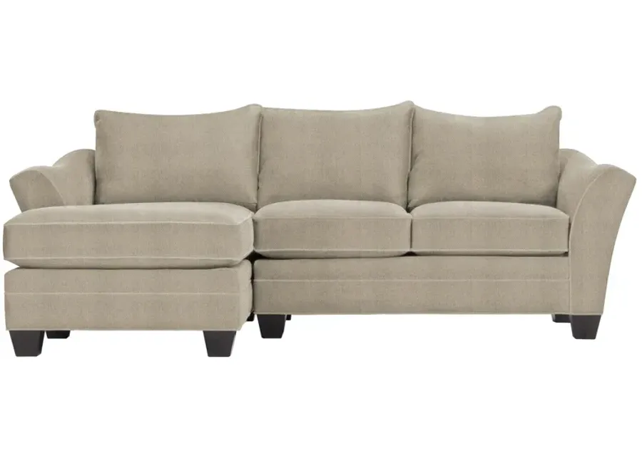 Foresthill 2-pc. Left Hand Chaise Sectional Sofa in Sugar Shack Putty by H.M. Richards