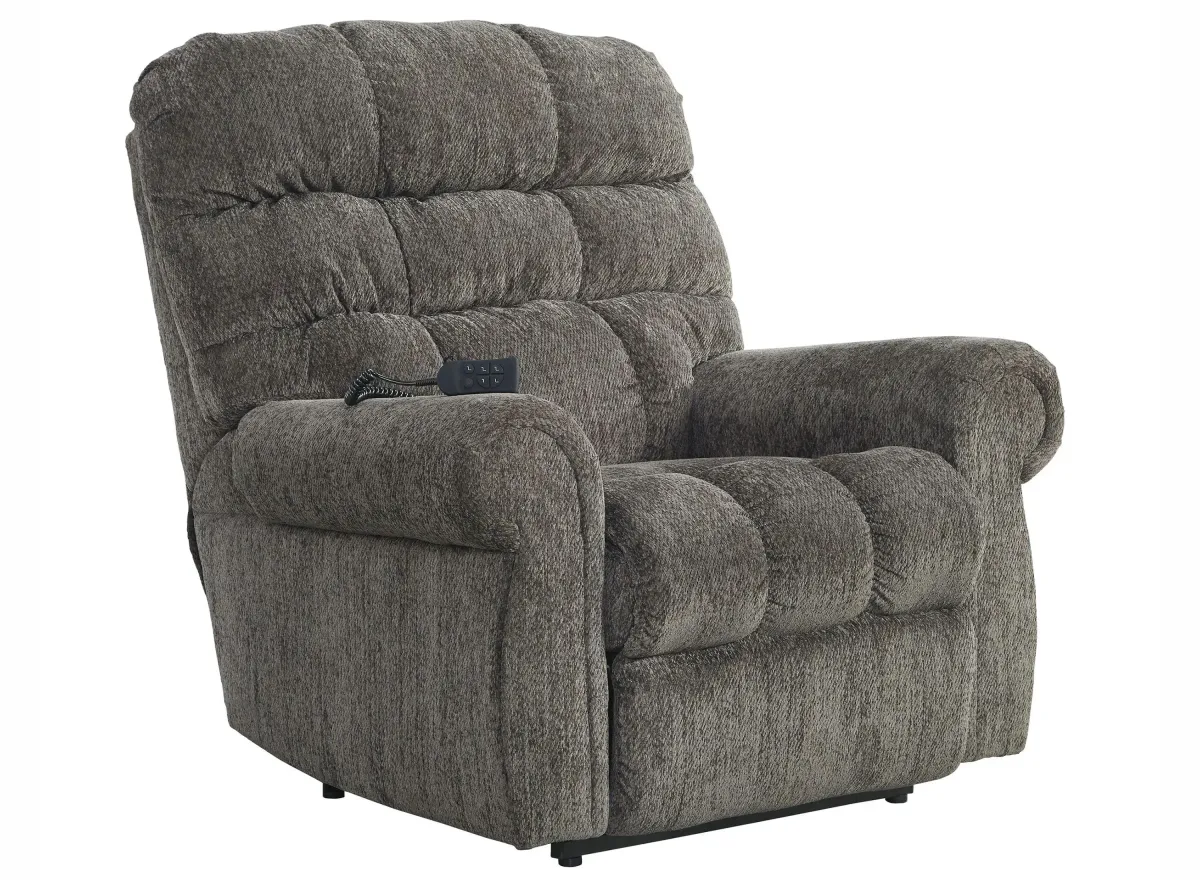 Fletcher Power Lift Recliner in Slate by Ashley Furniture