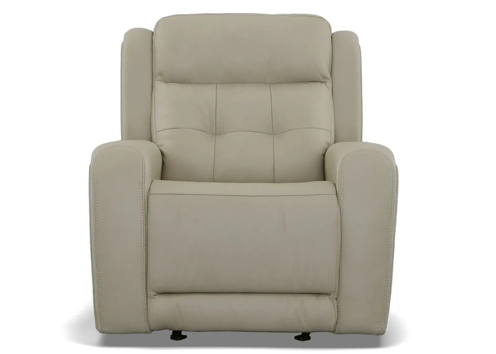 Grant Power Gliding Recliner w/ Power Headrest in Ivory by Flexsteel