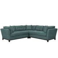 Cityscape 3-pc. Symmetrical Sectional in Santa Rosa Turquoise by H.M. Richards