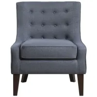 Boone Accent Chair in Blue by Homelegance