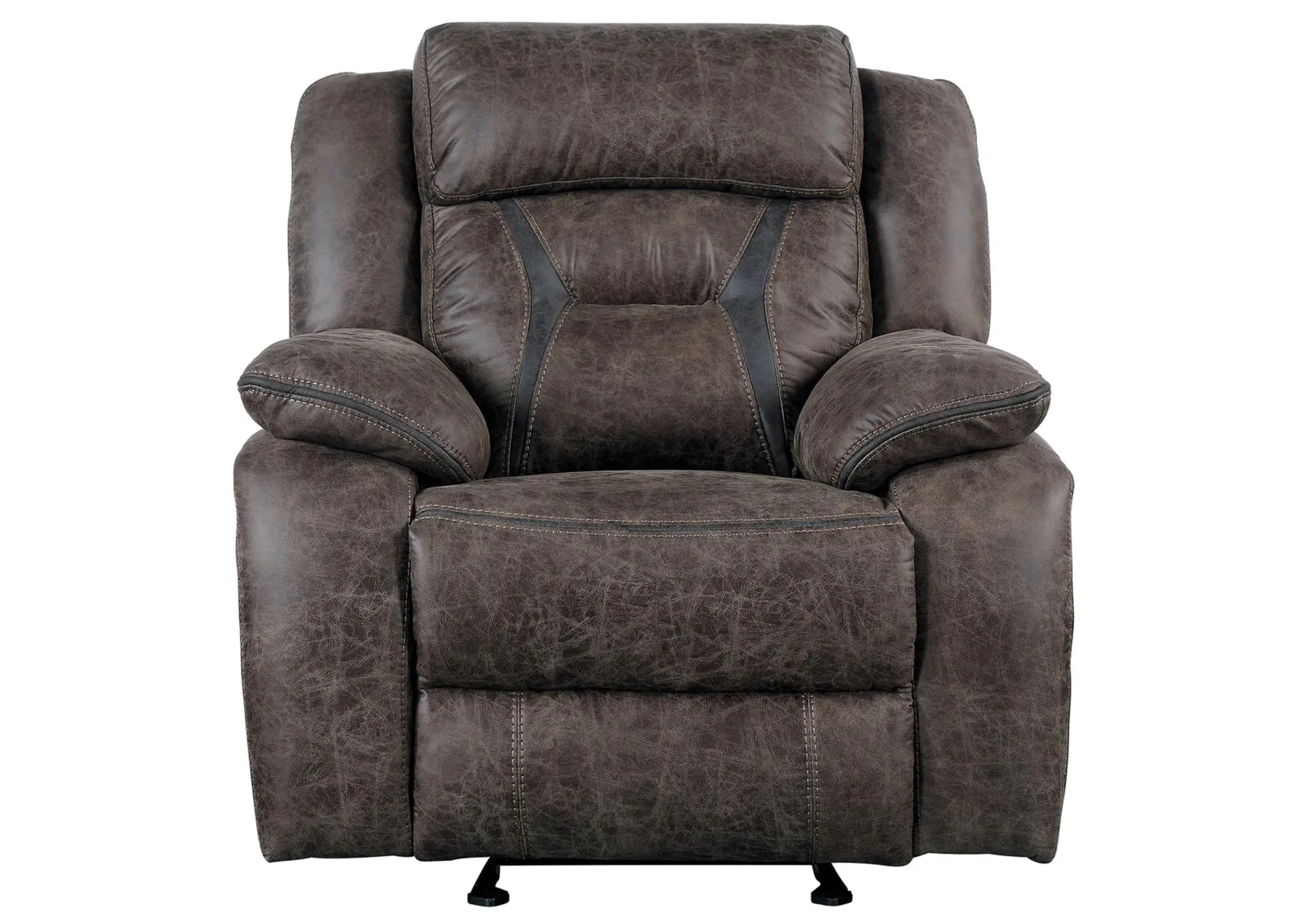 Liatris Glider Recliner in Gray by Homelegance