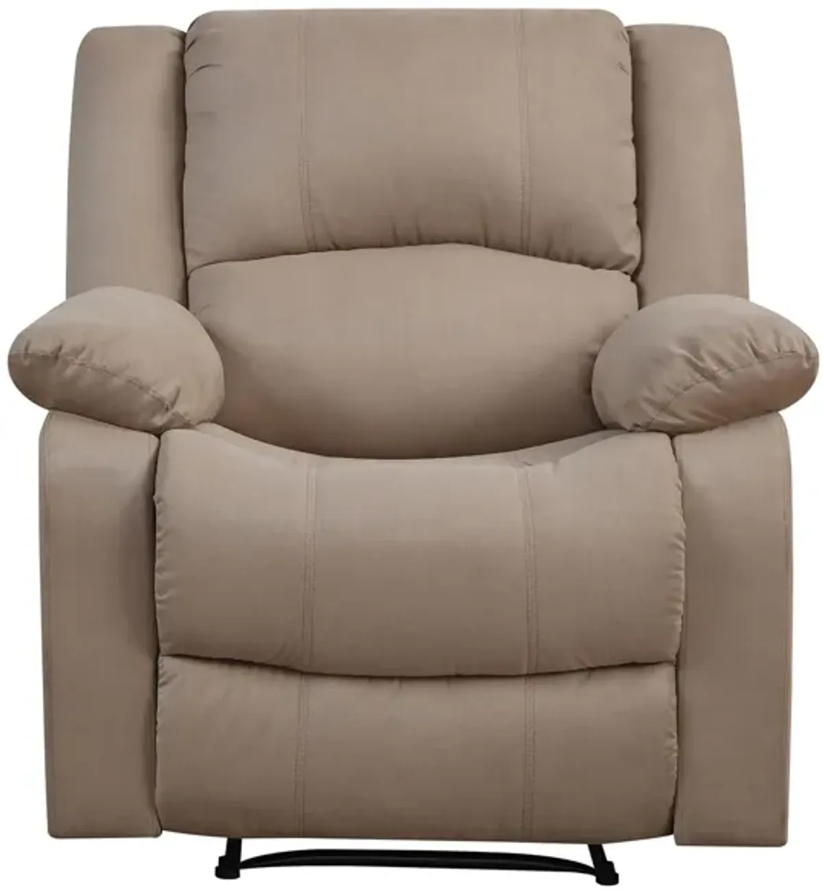 Pierce Manual Recliner in Beige by Lifestyle Solutions