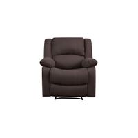 Pierce Manual Recliner in Chocolate by Lifestyle Solutions