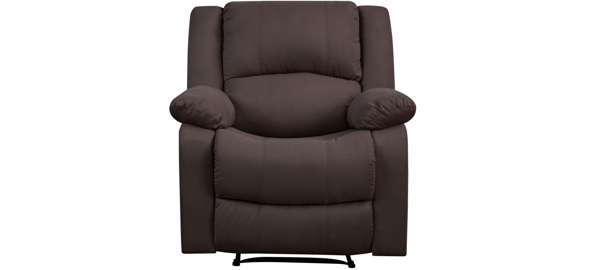 Pierce Manual Recliner in Chocolate by Lifestyle Solutions