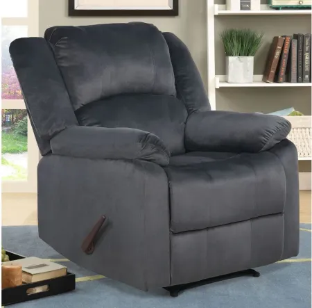Parkdale Manual Recliner in Slate Gray by Lifestyle Solutions