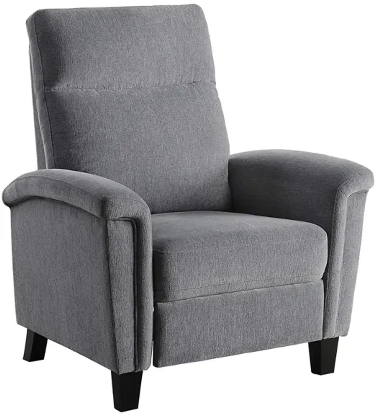 Garibaldi Press Back Recliner in Gray by Homelegance