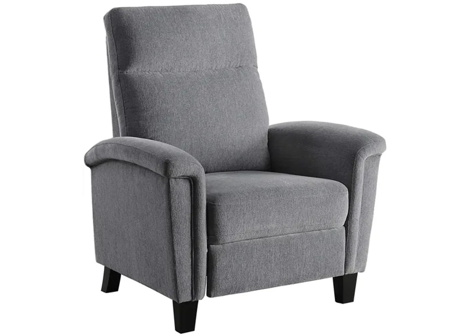 Garibaldi Press Back Recliner in Gray by Homelegance