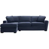 Artemis II 2-pc. Full Sleeper Left Hand Facing Sectional Sofa in Gypsy Navy by Jonathan Louis