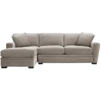 Artemis II 2-pc. Full Sleeper Left Hand Facing Sectional Sofa in Gypsy Platinum by Jonathan Louis