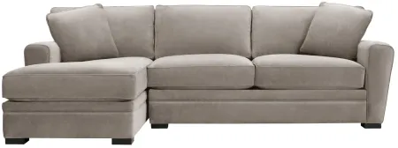 Artemis II 2-pc. Full Sleeper Left Hand Facing Sectional Sofa in Gypsy Platinum by Jonathan Louis
