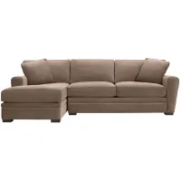 Artemis II 2-pc. Full Sleeper Left Hand Facing Sectional Sofa in Gypsy Taupe by Jonathan Louis