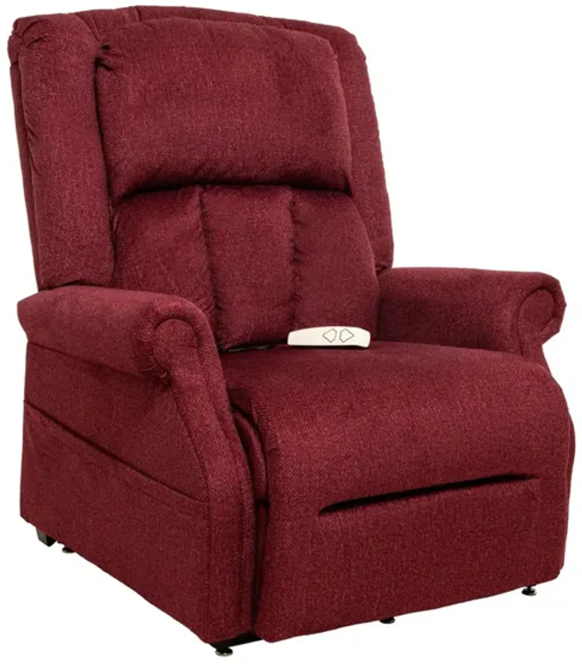 FDA Certified Lunar Heavy Duty Power Lift Recliner in Wine by Bellanest