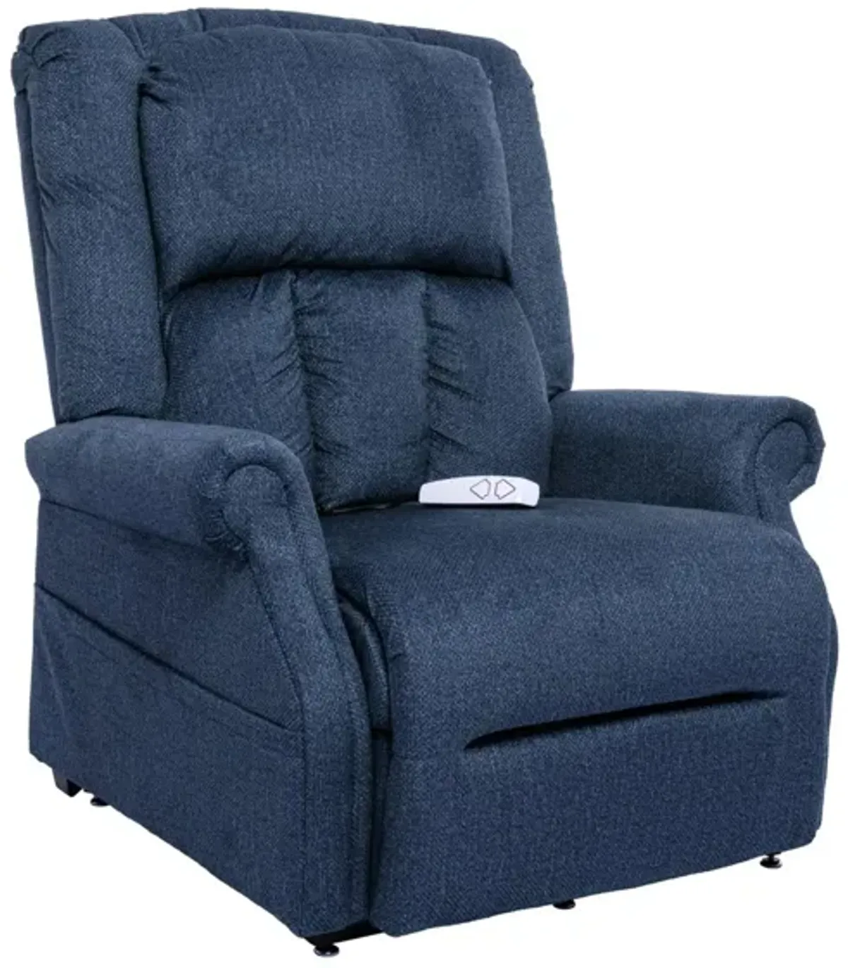 FDA Certified Lunar Heavy Duty Power Lift Recliner in Blue by Bellanest