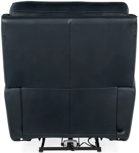 Ruthe Zero Gravity Power Recliner with Power Headrest in Salvo Denim by Hooker Furniture