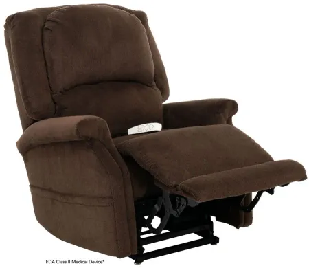 Stardust Power Lift Recliner in Chocolate by Bellanest