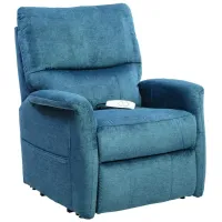 Polo Power Lift Recliner in Blue by Bellanest