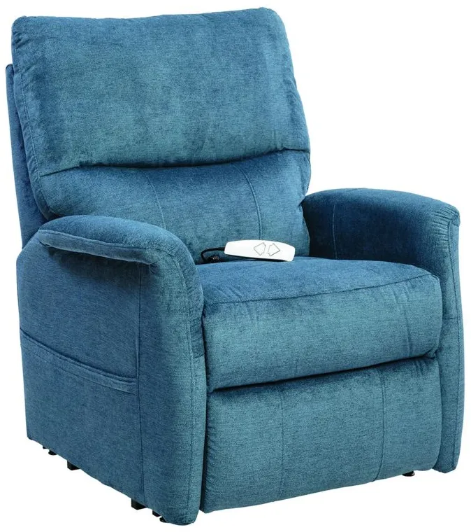 Polo Power Lift Recliner in Blue by Bellanest
