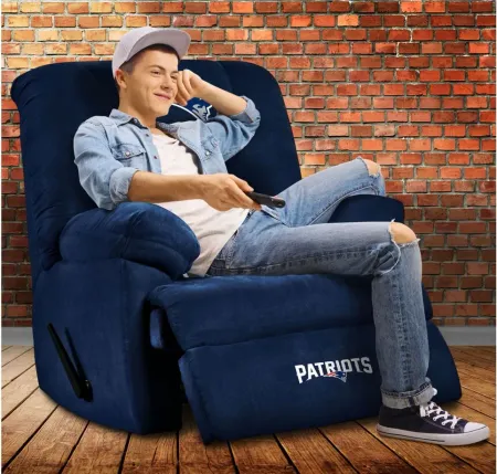 NFL Manual Recliner in New England Patriots by Imperial International
