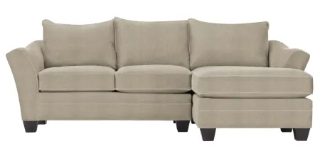 Foresthill 2-pc. Right Hand Chaise Sectional Sofa in Sugar Shack Putty by H.M. Richards