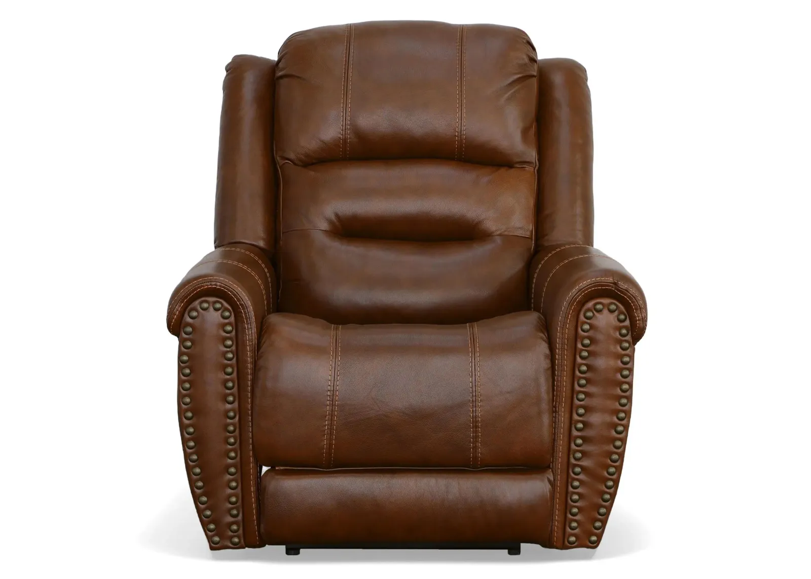 Oscar Power Recliner w/ Power Headrest in Grizzly by Flexsteel