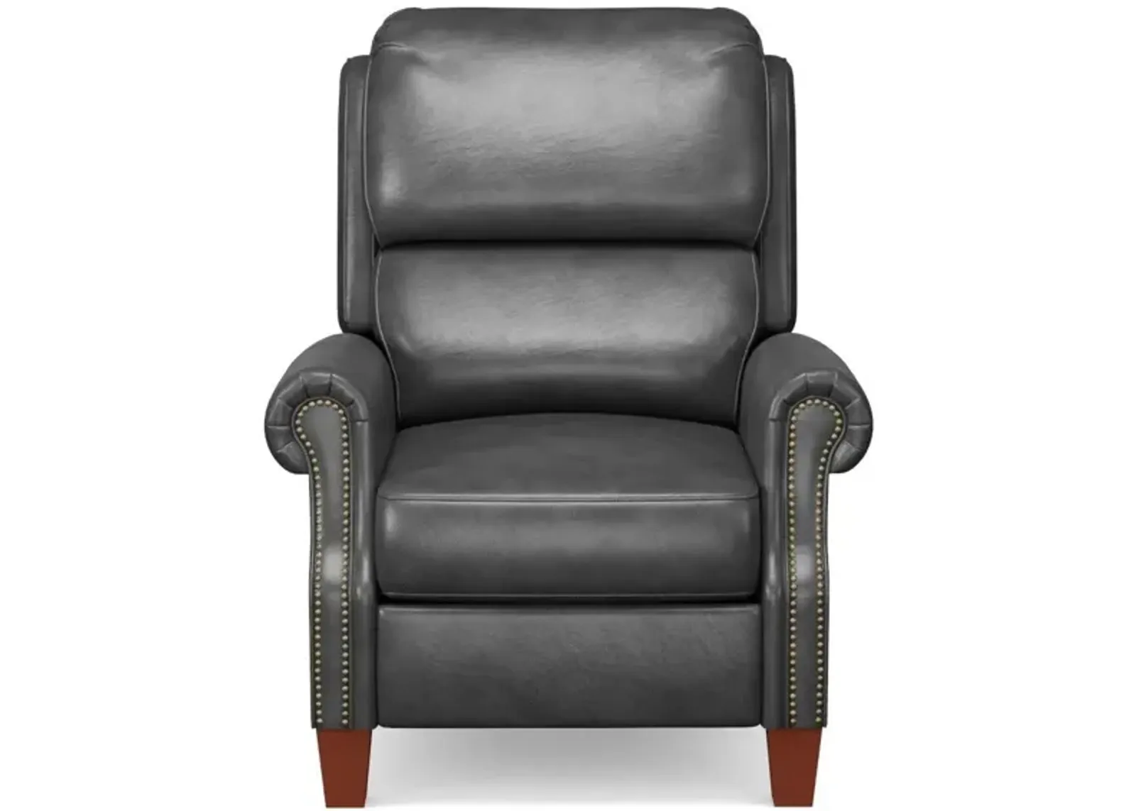 Alexander Pushback Recliner in Dark Gray by Sunset Trading