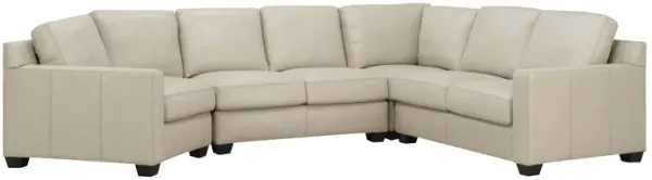 Anaheim Leather 4-pc. Sectional