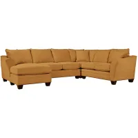 Foresthill 4-pc. Left Hand Chaise Sectional Sofa in Elliot Sunflower by H.M. Richards