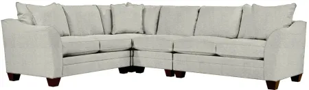 Foresthill 4-pc. Loveseat Sectional Sofa in Elliot Smoke by H.M. Richards