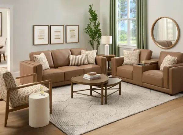 Marni Leather Living Room Set