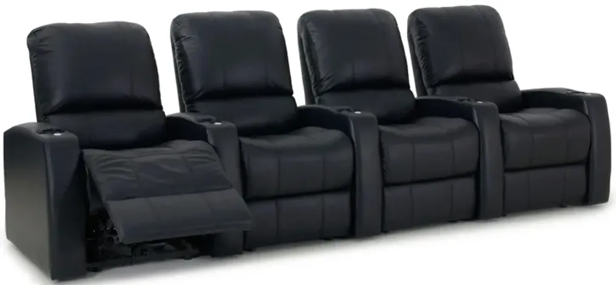 Harkins 4-pc. Leather Power-Reclining Sectional Sofa