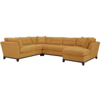 Cityscape 3-pc. Sectional in Elliot Sunflower by H.M. Richards