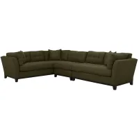 Cityscape 3-pc. Sectional in Elliot Avocado by H.M. Richards