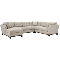 Cityscape 4-pc. Sectional with Lefthand Facing Chaise in Elliot Pebble by H.M. Richards