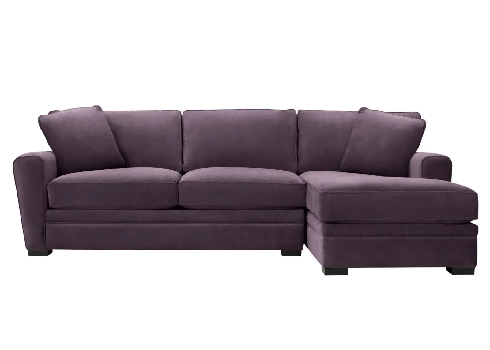 Artemis II 2-pc. Full Sleeper Right Hand Facing Sectional Sofa in Gypsy Eggplant by Jonathan Louis