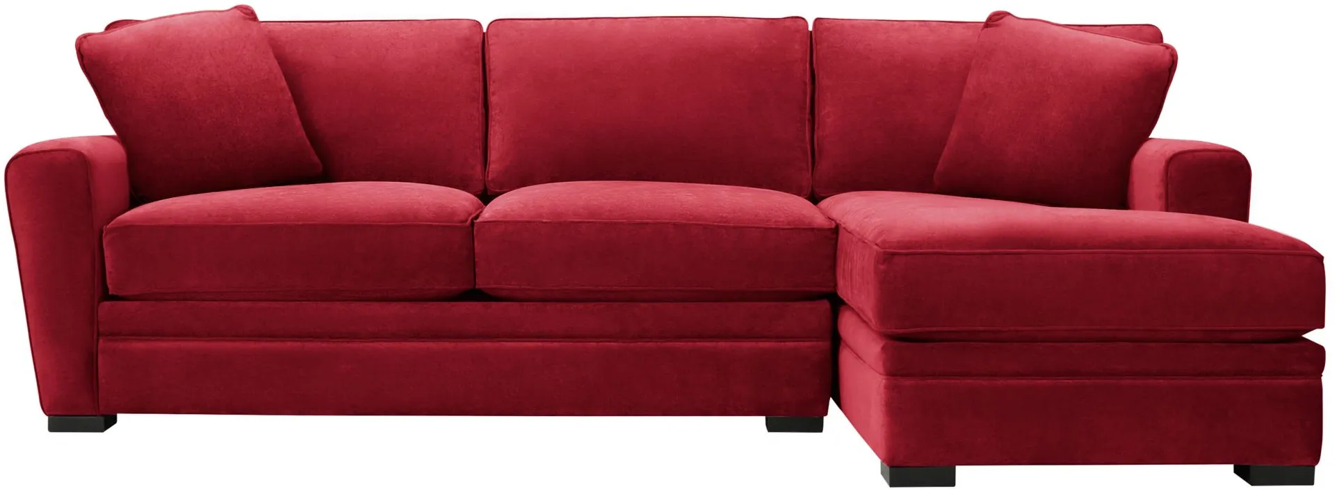 Artemis II 2-pc. Full Sleeper Right Hand Facing Sectional Sofa in Gypsy Scarlet by Jonathan Louis
