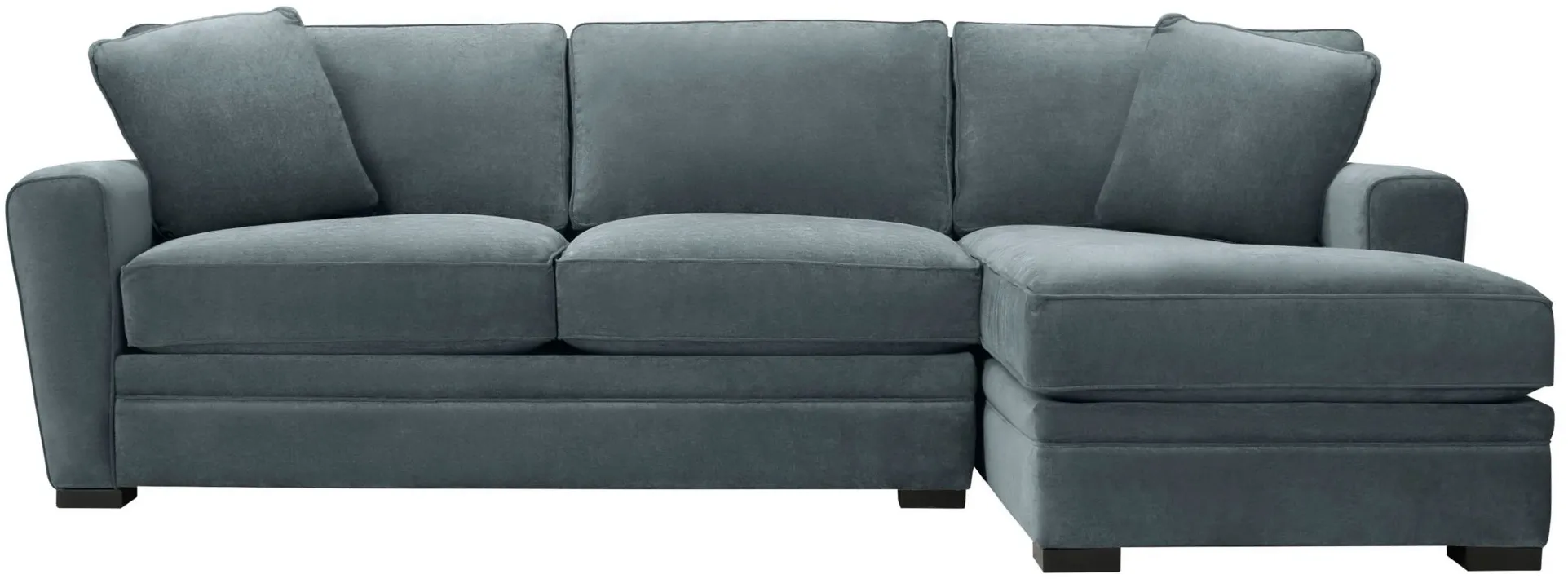 Artemis II 2-pc. Full Sleeper Right Hand Facing Sectional Sofa in Gypsy Blue Goblin by Jonathan Louis