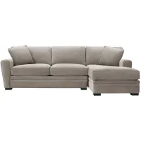 Artemis II 2-pc. Full Sleeper Right Hand Facing Sectional Sofa in Gypsy Platinum by Jonathan Louis