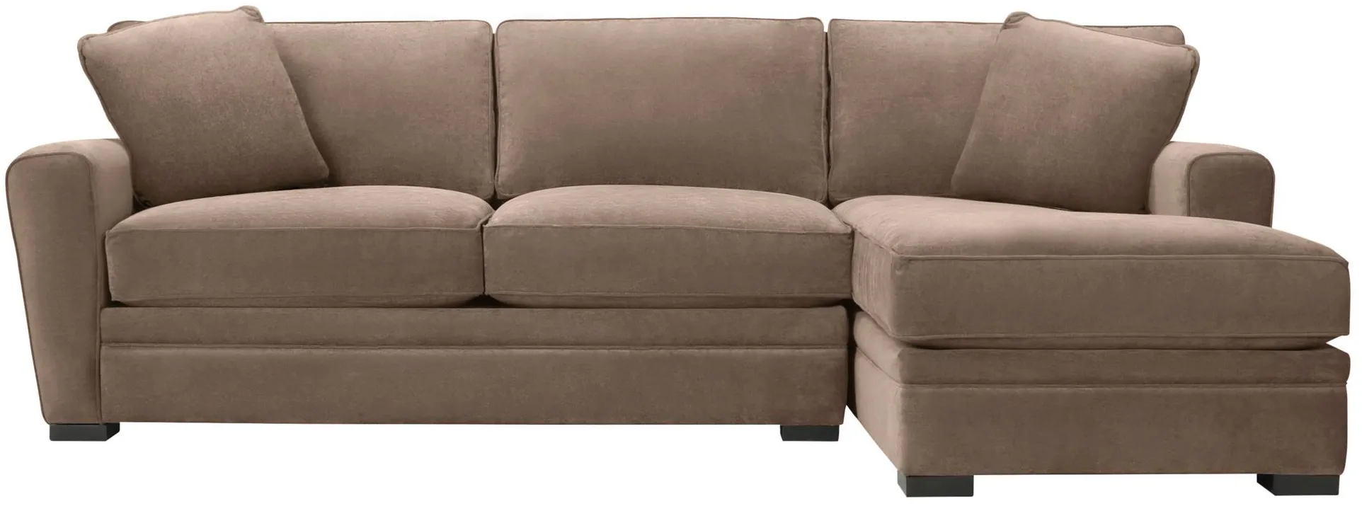 Artemis II 2-pc. Full Sleeper Right Arm Facing Sectional Sofa in Gypsy Taupe by Jonathan Louis