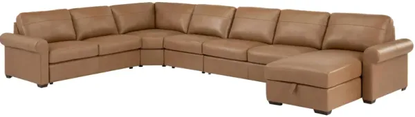 Harley 6-pc. Leather Sectional