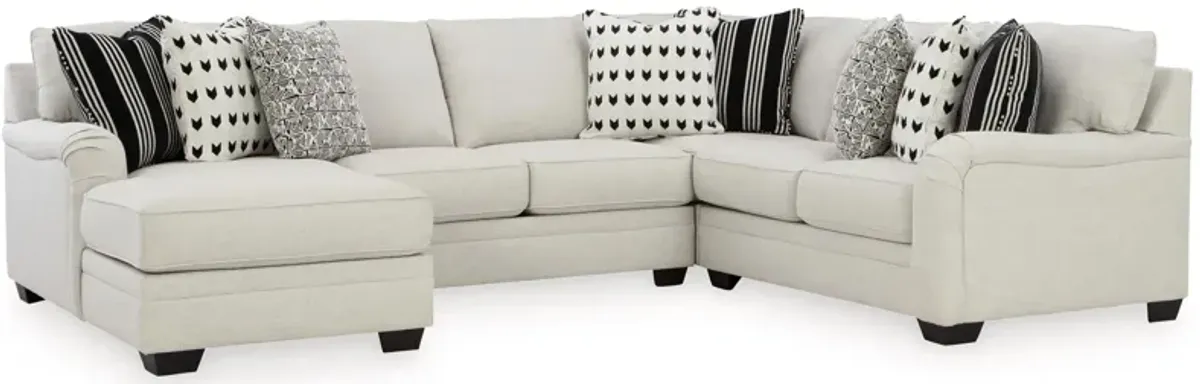 Huntsworth 4-pc. Sectional with Chaise in Dove Gray by Ashley Furniture