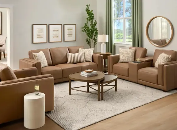 Marni Leather Living Room Set