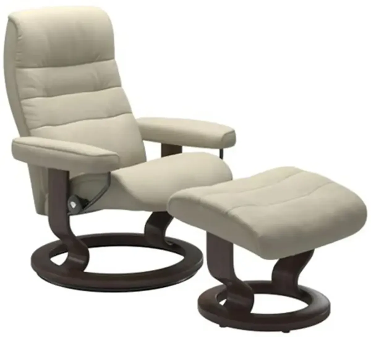 Stressless Opal Large Classic Reclining Chair and Ottoman
