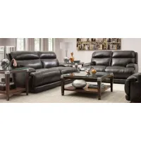 Tompkins 2-pc.. Power Sofa and Loveseat Set in Blackberry by Bellanest