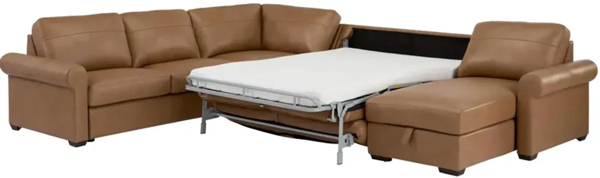 Harley 5-pc. Leather Sectional